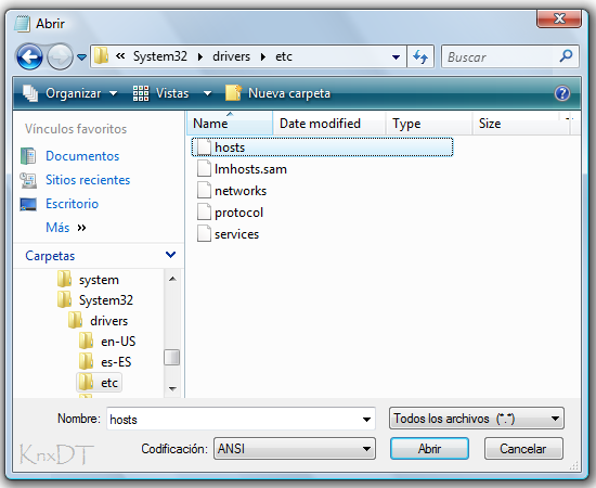 Donde Esta El Fichero Host En Vista